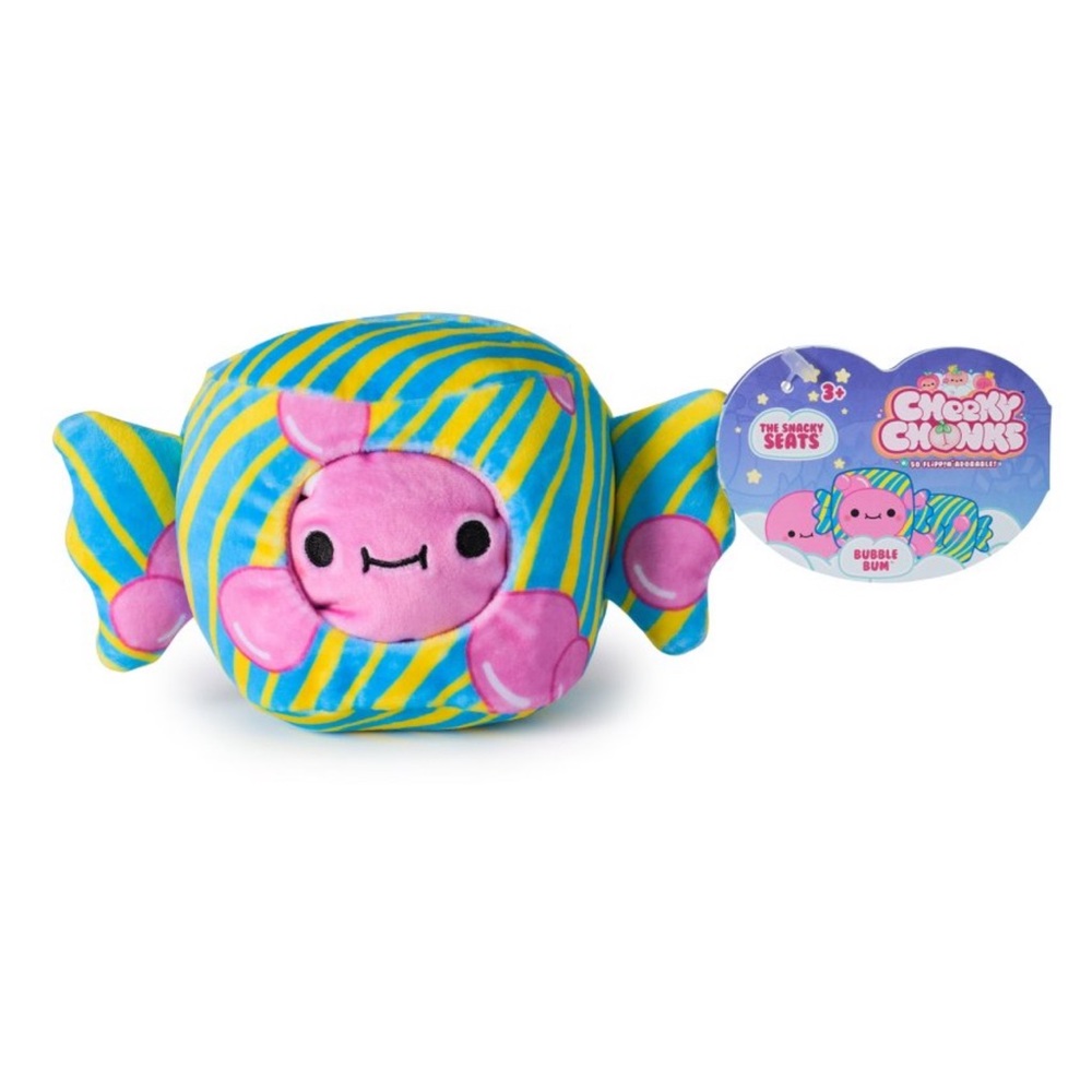Cheeky Chonks 4.5" Bubble Bum
Reversible Plush